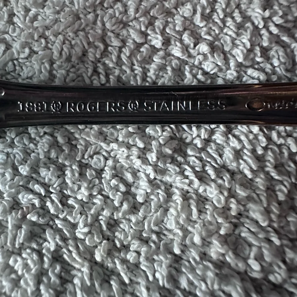 Oneida Arbor Rose Stainless True Rose 1881 Rogers Ltd Silverware Flatware Spoons